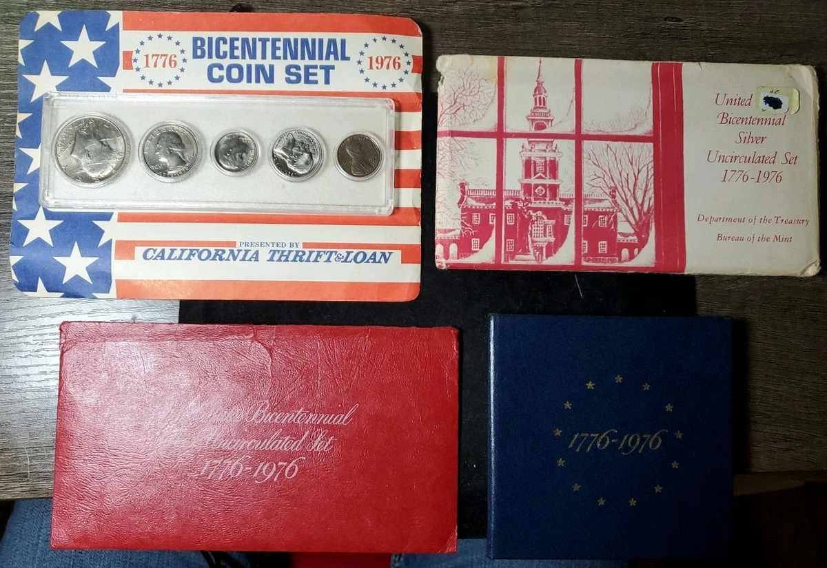 未曾流通银色1976 美国硬币铸币厂套装| eBay