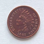 ---1860 Indian Head Cen t Penny Extremely Fine As shown in the figure---