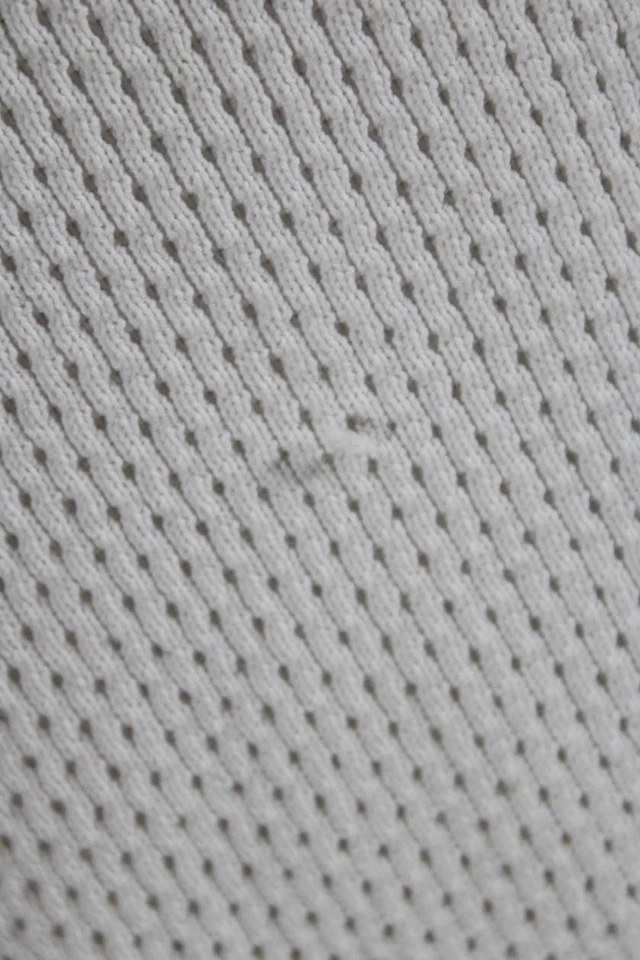 Suéter ALC Para Mujer Bolsillo Front Cuello Redondo Blanco Gris Lana Talla Mediana Foto 4 de 4