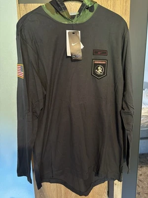 Florida State Seminoles Nike Military Long Sleeve Hoodie Größe M Neu - Bild 1 von 4