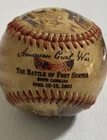 Battle Of Fort Sumter US Civil War 150th Commemorative Baseball doubleday