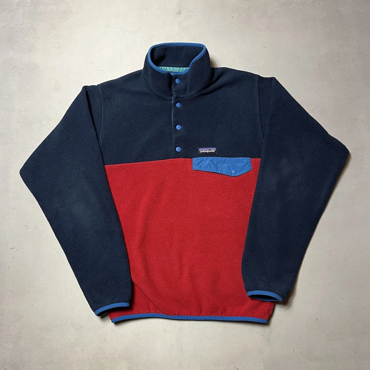 Patagonia synchilla red and blue hot sale
