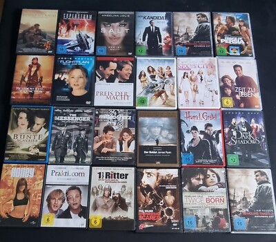 DVD Sammlung Action Drama Liebesfilme Komödien Horror Thriller Fantasy