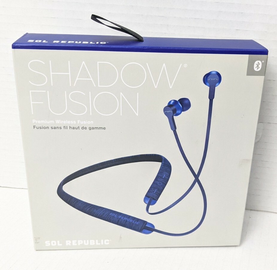 SOL REPUBLIC SHADOW FUSION SOL-EP1200BL Blue Neckband Type