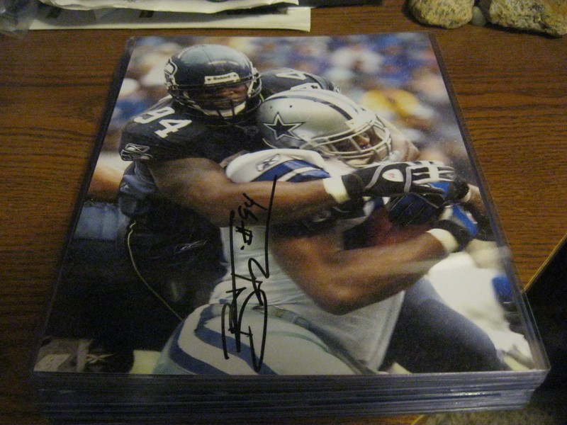 Bryce Fisher / Seattle Seahawks Autographed 8x10 Photo