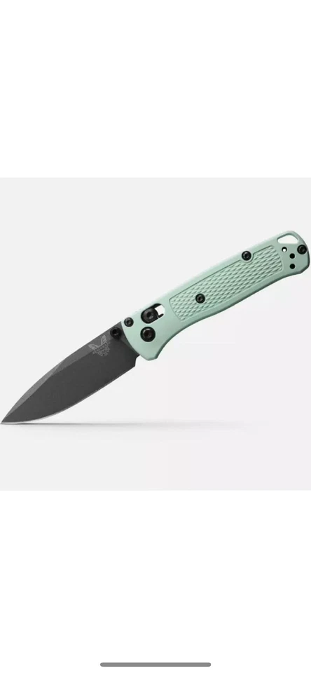 Benchmade Mini Bugout 533GY-06 Sea Foam Scales S30V Drop Point Blade USA - 15-04