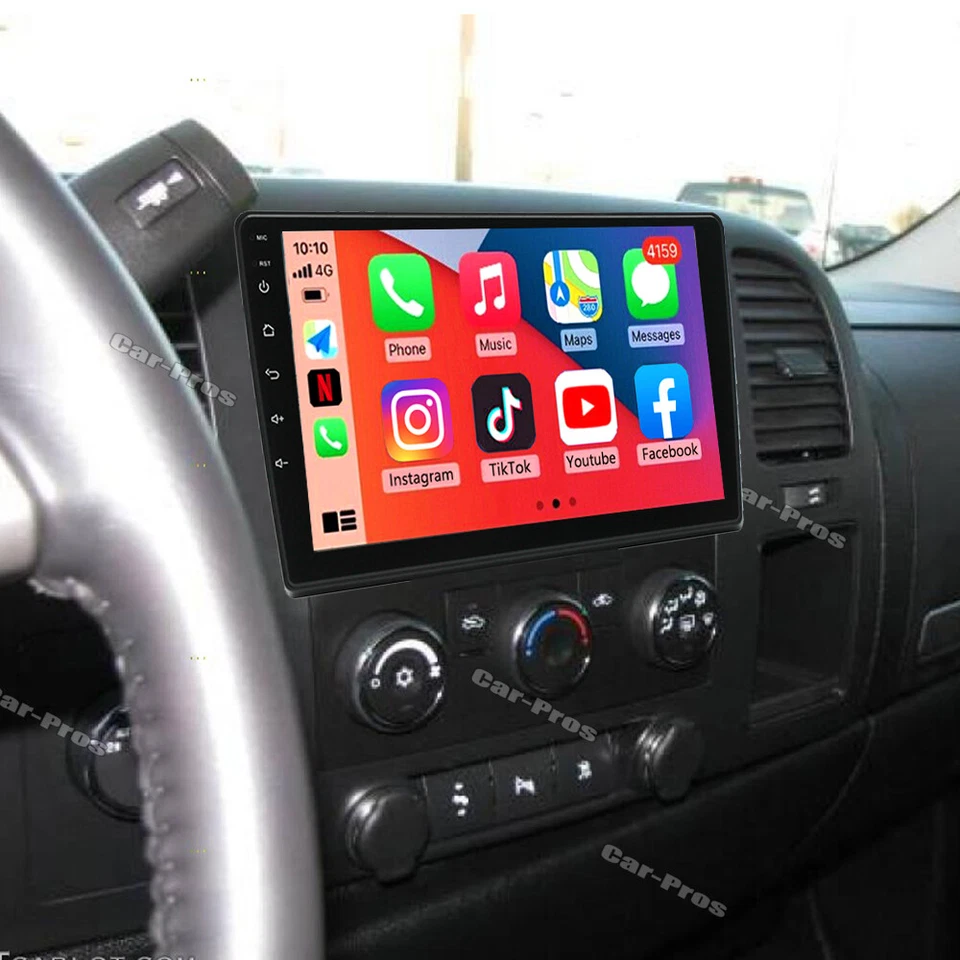 For 2007-2013 GMC Sierra 1500 2500 3500 Android 14 Car Carplay Radio GPS Navi BT - Image 3 of 4