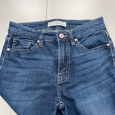 Womens Kancan Bennie High Rise Super Skinny Dark Wash Jeans Size 3/25 Stretch