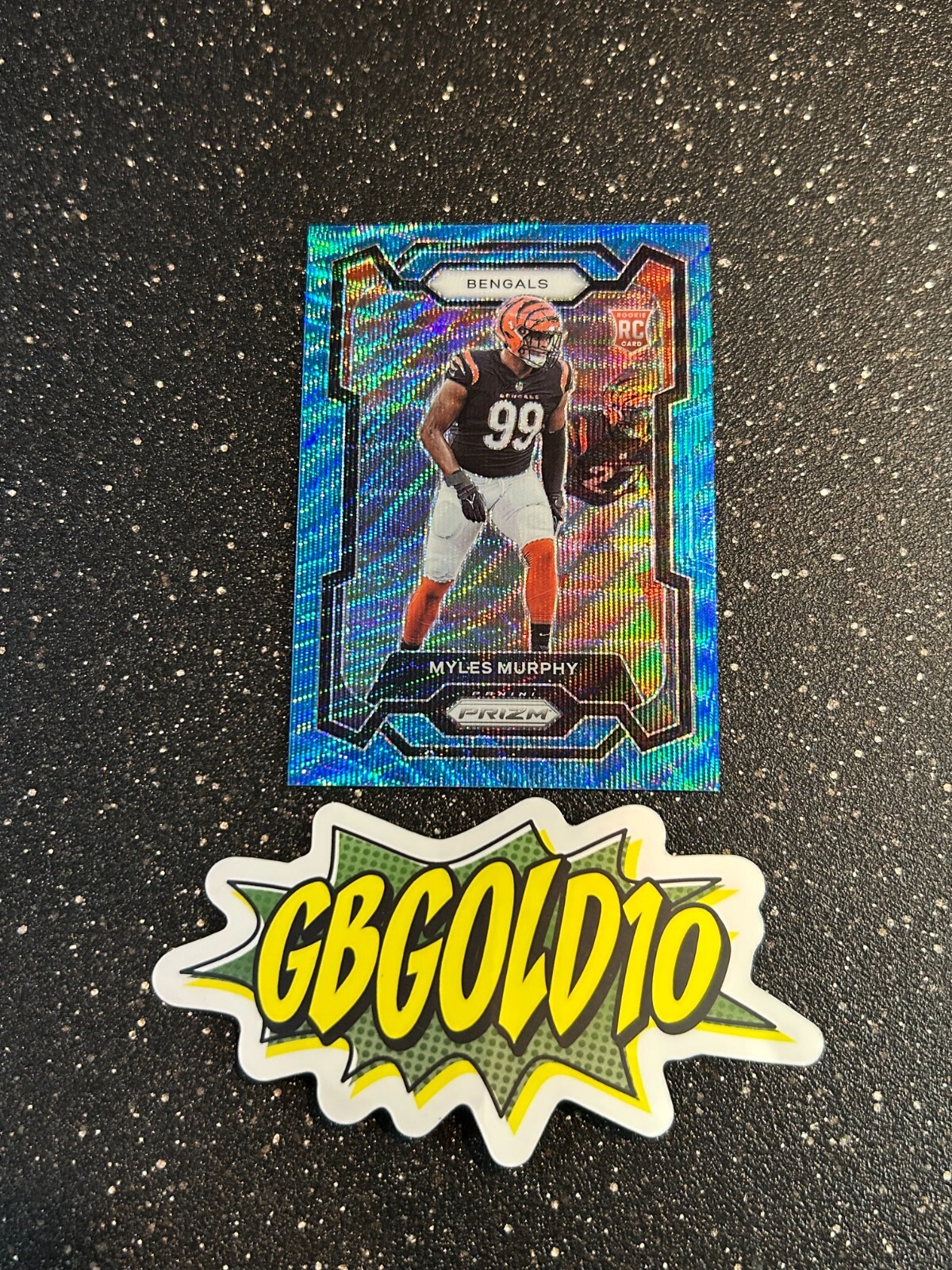 2023 Panini Prizm - Rookies Myles Murphy #320 Blue Wave Prizm (RC) /199