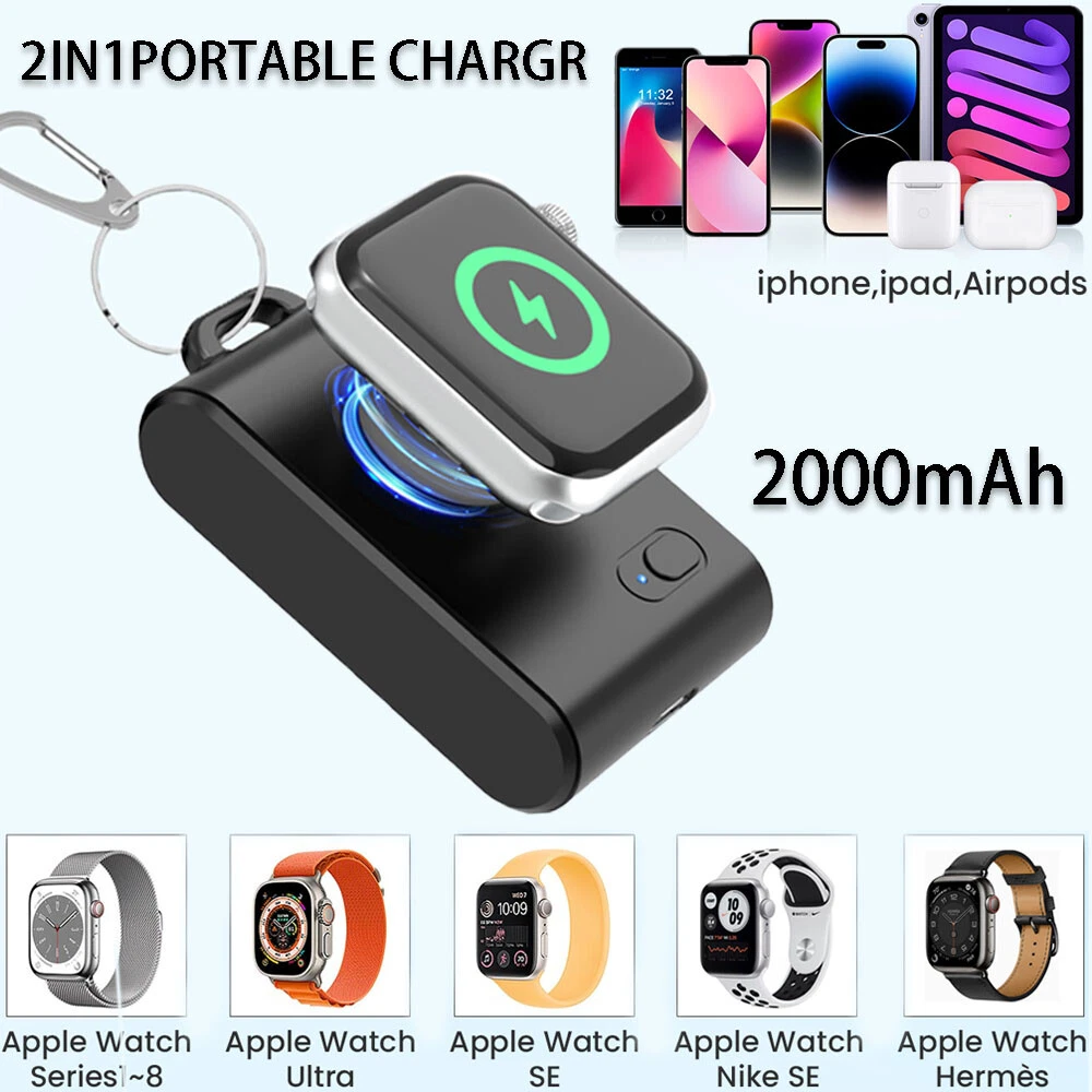Power Bank for Apple Watch Magnetic Travel Smart iWatch Charger Universal