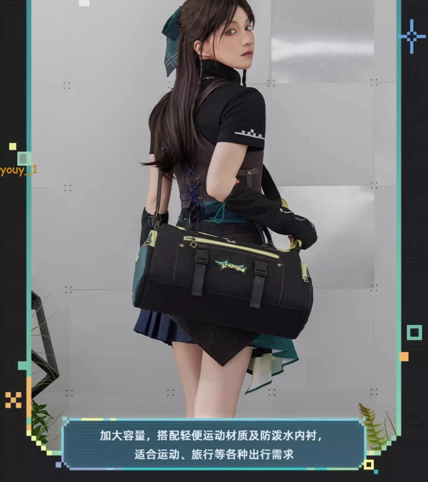 Genshin Impact Kinich Turnfire Hunt Shoulder Bag Messenger Bag Sports Travel Bag - Image 3 of 4