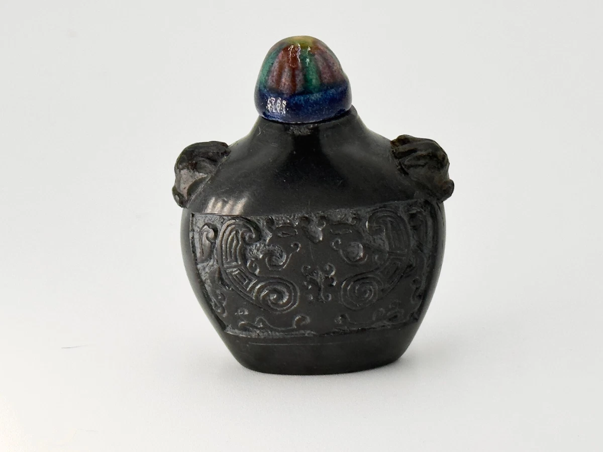 黑色1850-1899 年中国鼻烟壶| eBay
