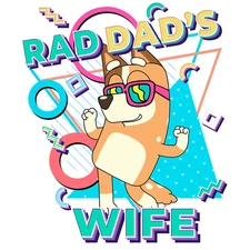 Direct To Film Transfer,  Ready to Press Transfer. Iron on Transfer Bluey