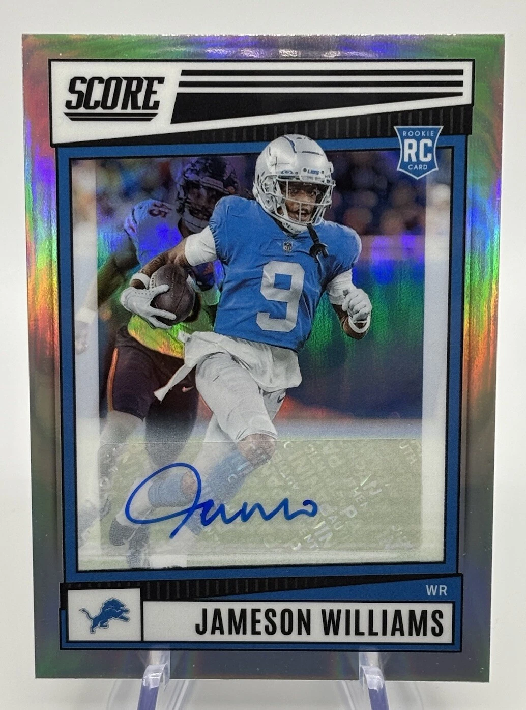 2022 Panini Chronicles - Score Premium Auto #SP-377 Jameson Williams (RC) /75