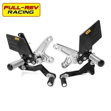 FULL-REV For KAWASAKI ZX-4R/RR Rearset Foot pegs Footrest (PRO Carbon Version)