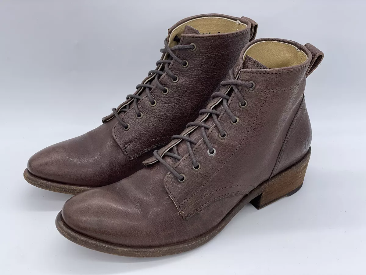 Frye lace up 2025 womens boots
