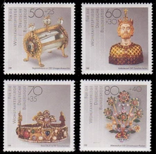BRD FRG #Mi1383-Mi1386 MNH 1988 Welfare Precious Metal Work [B670-B673]