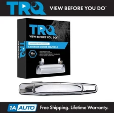 TRQ Front Right Exterior Door Handle Chrome Fits Cadillac Chevrolet GMC