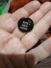  Walmart Lapel Pin Walmart Pride Pronouns She Her Hers Spark LGBTQ