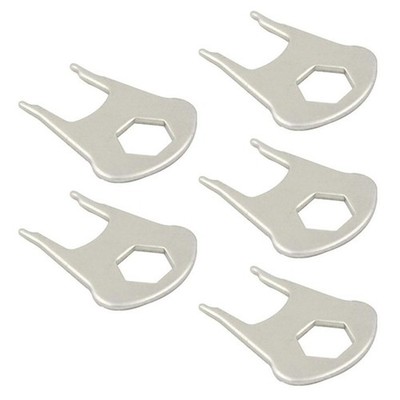 5x Edelstahl Knopf Schraubenschlüssel für Marine Druckknopf Canvas Plane Werkzeug