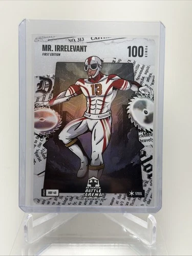 Bo Jackson Battle Arena Update #HBF-40 Mr.Irrelevant Headliners Steel Battlefoil