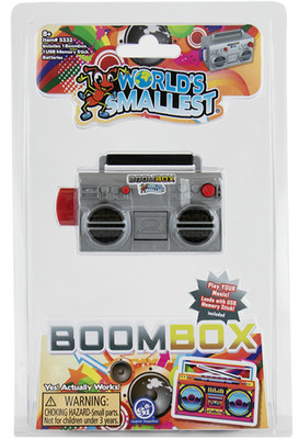 Worlds Smallest BOOM BOX with USB Memory Stick