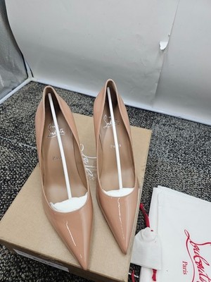 Christian Louboutin Miss Z 80 Patent Pump Women's Size 39 Blush