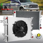 3-Rows Radiator Shroud Fan Fit Dodge Ram 1500 2500 3500 2009-2018 3.7L 4.7L 5.7L
