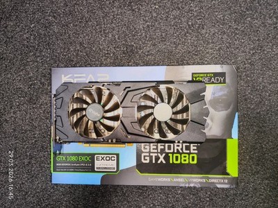 KFA2 GTX 1080 EXOC 8GB mit Karton+Adapter Getestet Top Zustand