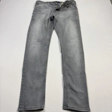 Scotch & Soda Jeans Mens 33x32 Gray Phaidon Slim Straight Stretch Denim Light