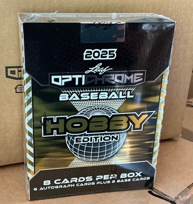 2025 Leaf Optichrome Baseball Hobby Box Factory Sealed New 6 Autos Per