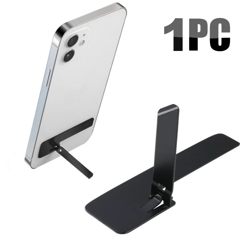 Metal Cell Phone Kickstand Ultra Thin Universal Desktop Stand Adjustable Folding - Image 4 of 4
