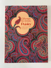 Paisley (Giftwraps by Artists) Wrapping Paper Book Vintage 1988 15 of 16 prints