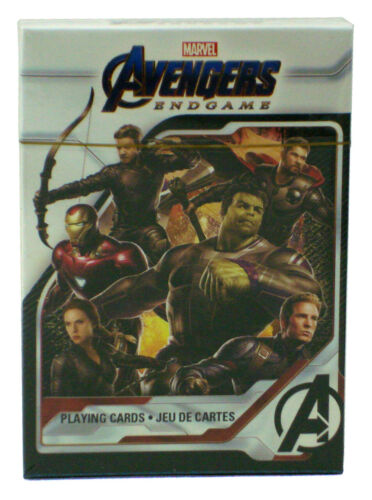 Avengers Endgame Movie 52 Karty do gry w karty Deck Cards Oficjalny poker Marvel Nowe - Zdjęcie 1 z 3