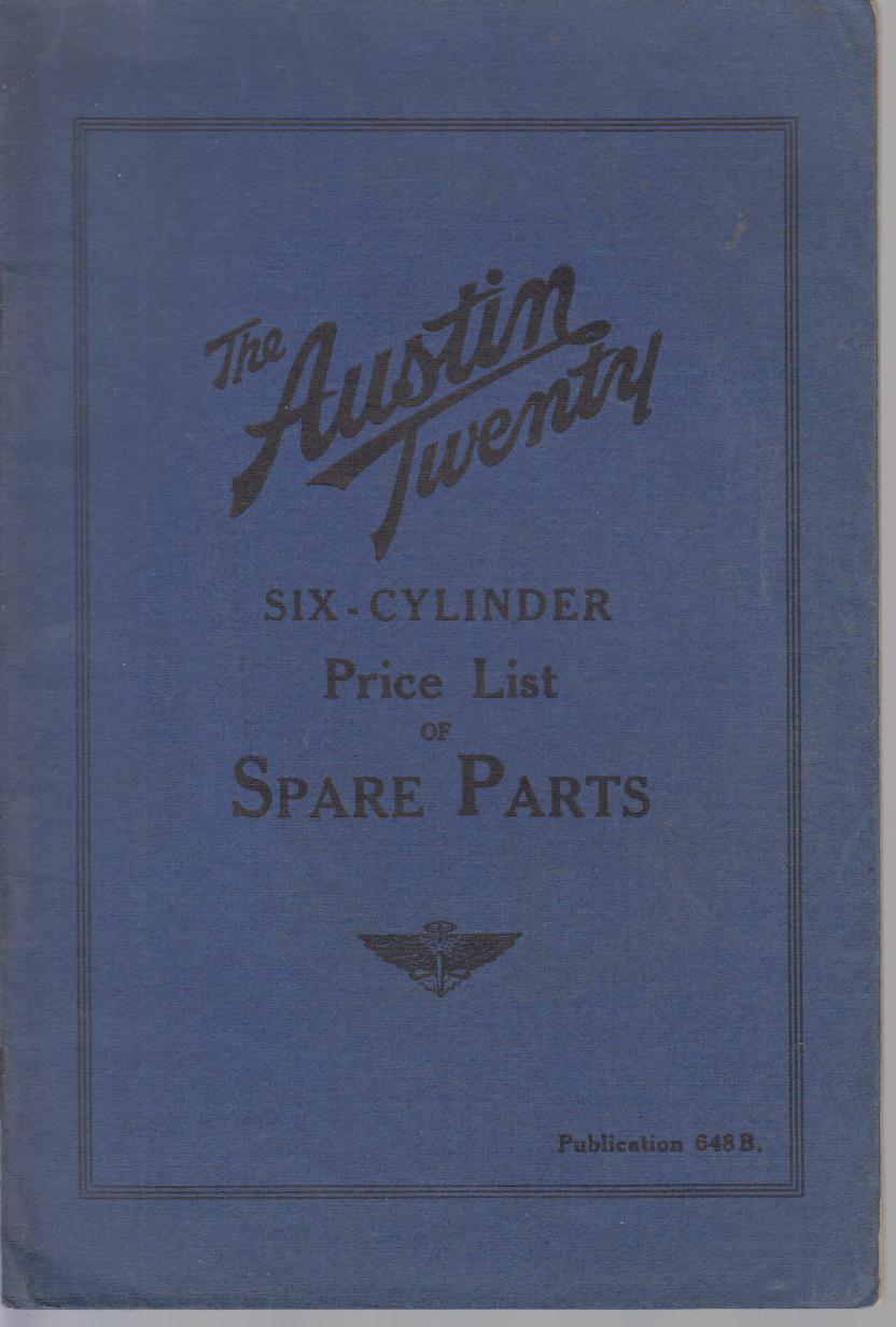 AUSTIN TWENTY SIX CYLINDER SALOON Excellence PA SPARE 1930 ORIGINAL Max 84% OFF FACTORY