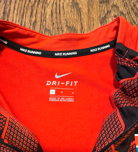 Nike Kenya Running Jersey Shirt Mens Large Aeroswift Long Sleeved Thumb Loops - Picture 4 of 4