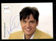 Roman Knoblauch MDR Autograph Card Original Signed ## BC 216317