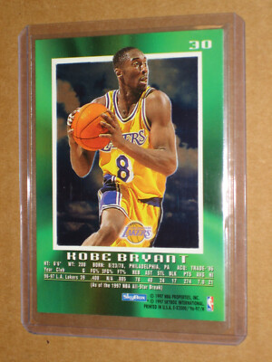 🏀 KOBE BRYANT 1996 1997 E-X2000 EX ROOKIE RC CARD 30 LA LAKERS