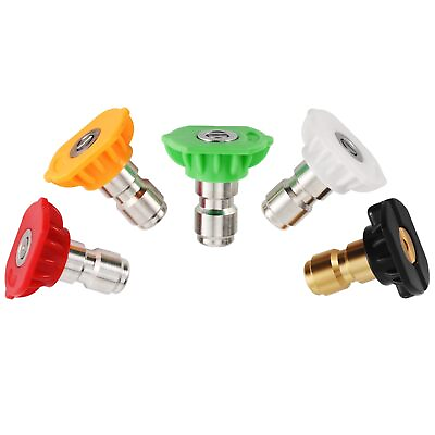 #ad Pressure Washer Tips Pressure Washer Nozzle Tips 4500 PSI Universal Multiple ... $18.18