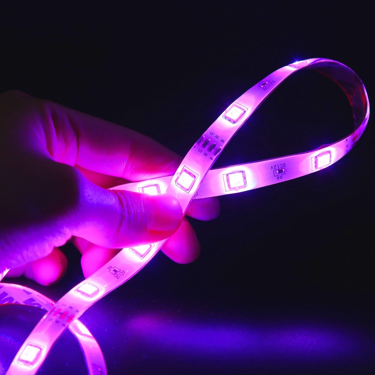 5M RGB LED Strip Light Kit - 5050 SMD, 44 Key Remote, 12V, Waterproof (IP65) For Indoor/Outdoor Decor 8 thumbnail image