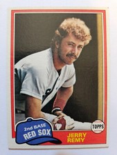 1981 TOPPS JERRY REMY #549 NM