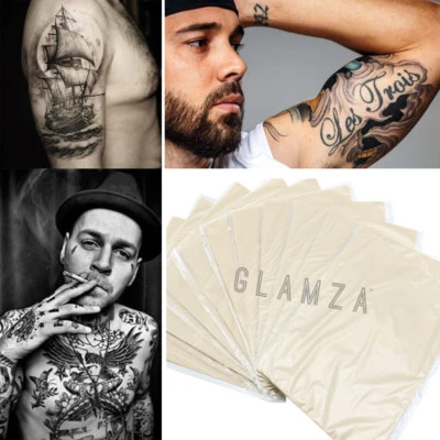 GLAMZA Learn Blank Tattoo Tattooing Fake False Practice Skin 19,6cm Synthetic Tattooing