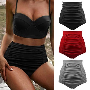 scrunch high waisted bikini