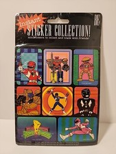 Vintage Power Rangers Stickers 1993 Mighty Morphin Saban New Sealed