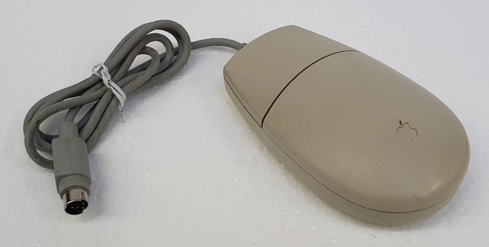 Apple Macintosh Desktop Bus Mouse II Maus RaRe Retro Vintage Sammler