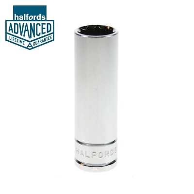 Halfords Advanced Professional Deep Socket 15mm 3/8'' Drive Tool 6 Point