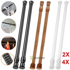 3 Size Tension Curtain Rod Spring Load Adjustable Length Window Pole Heavy-Duty