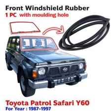 Front Windshield Rubber with mldg Hole Fits Nissan Patrol Safari Y60 GQ 1987-97