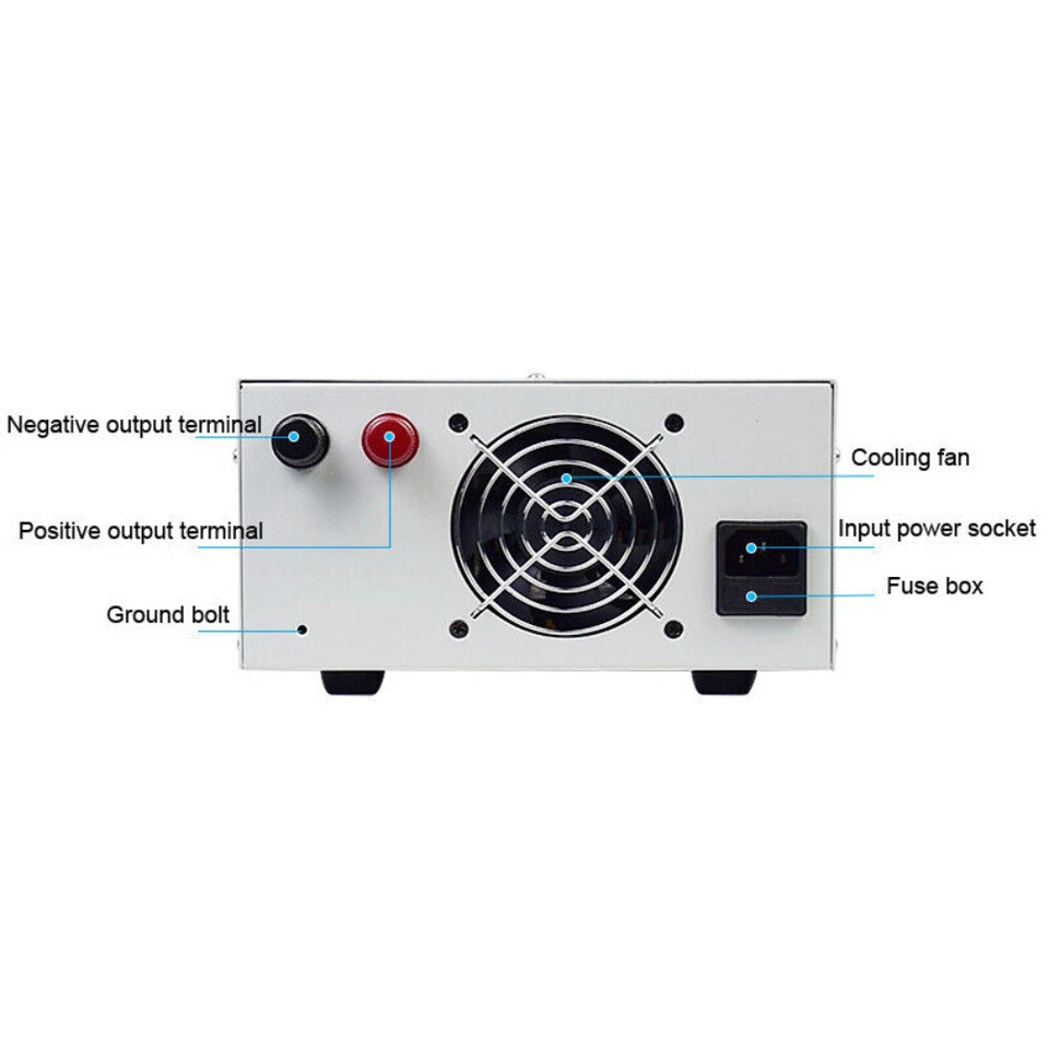 KPS3030D High Power Adjustable Switching DC Power Supply 900W AC220V - Image 3 of 4