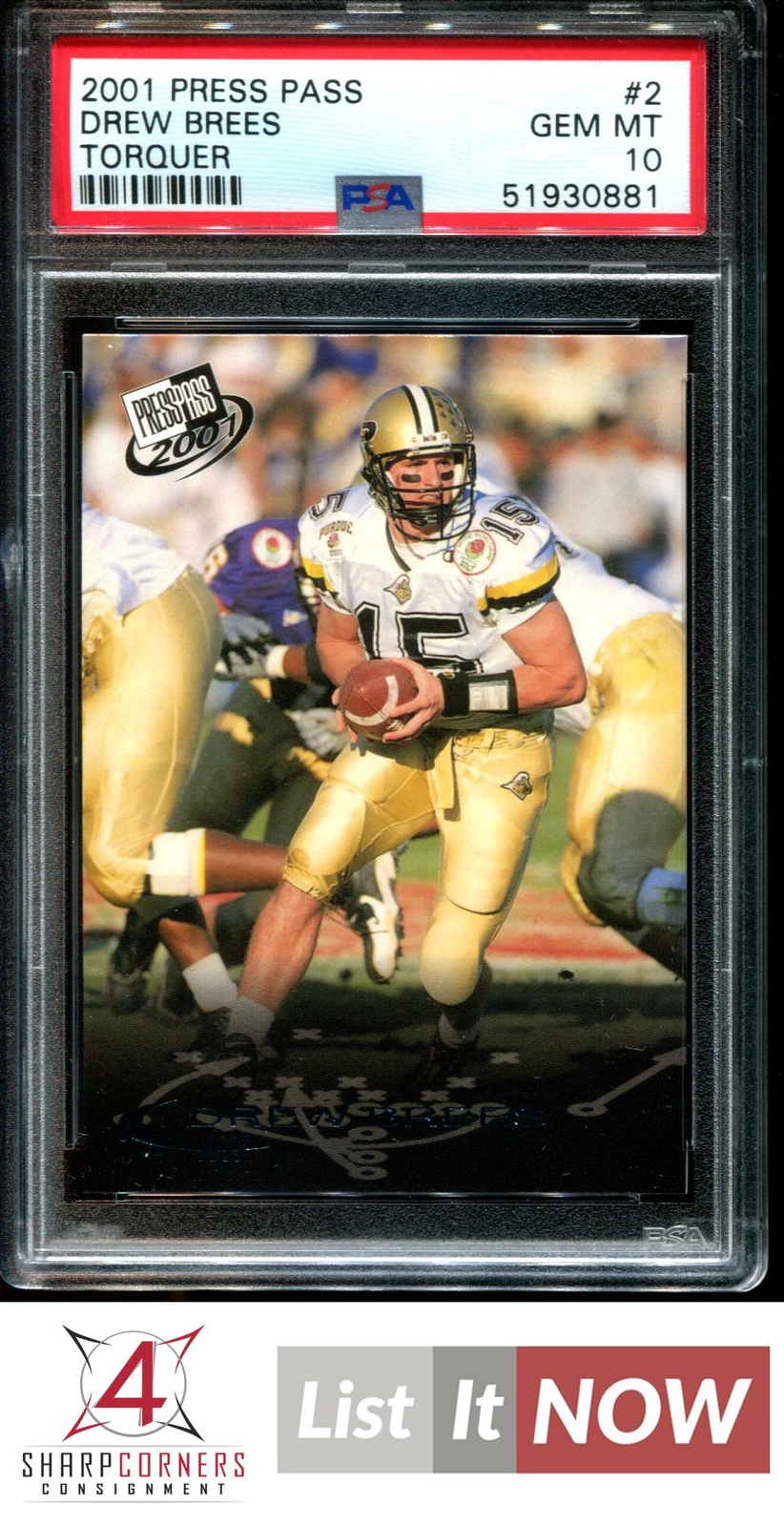 Drew Brees Press Pass #2 Torquer